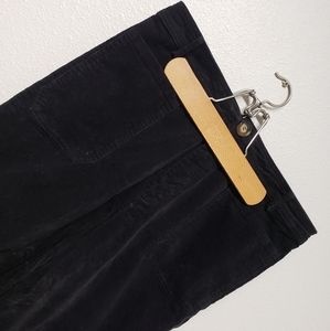 Gaucho style corduroy pants